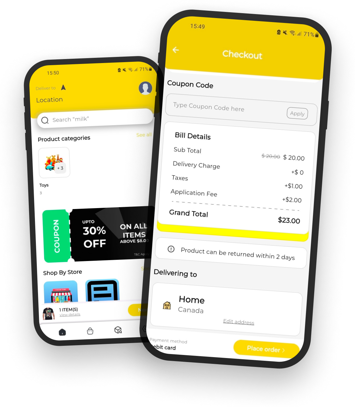 Customer Application