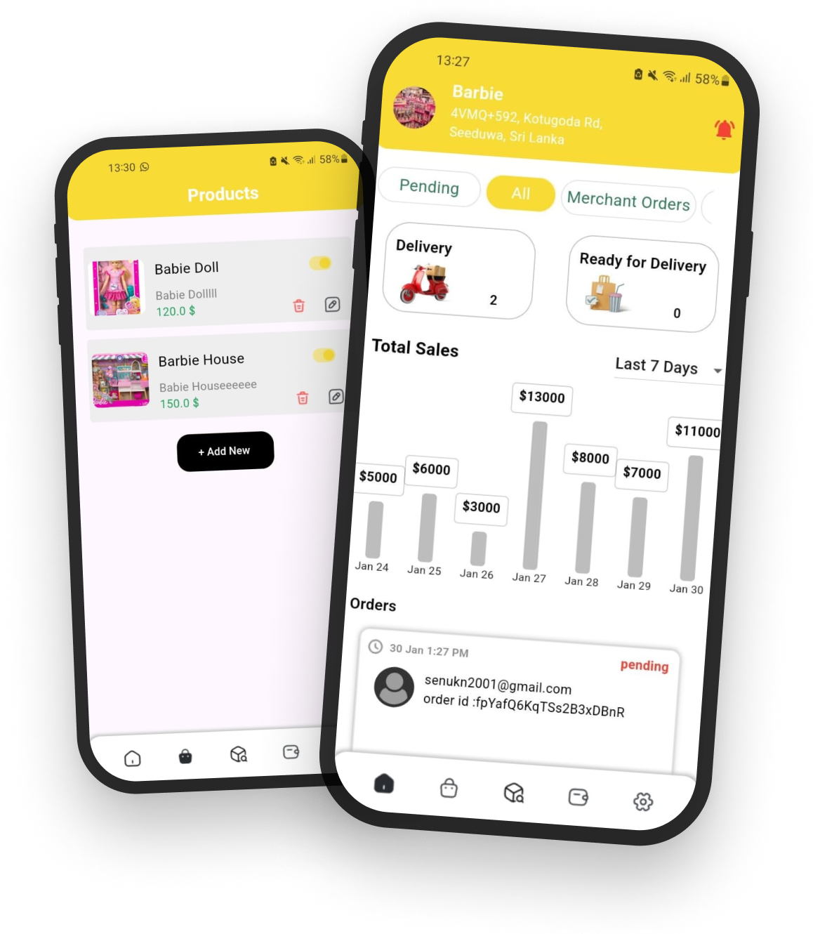 Merchant Application